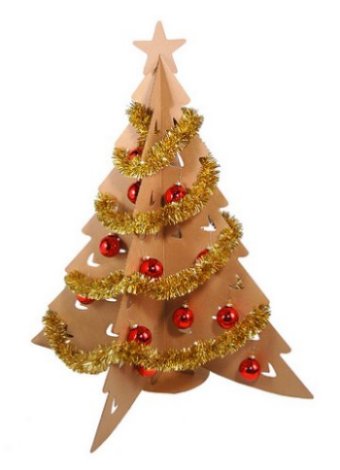 fotó: http://thecardboardtree.com cardboardchristree01