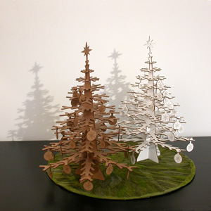 fotó: http://www.cardboardsafari.com snowflaketree