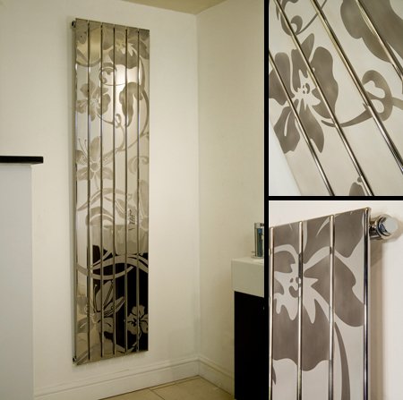 fotó: http://www.livinghouse.co.uk/ radiator-oscar-polished-satin-chrome-etched-2a