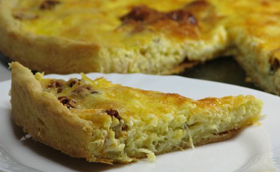 Férfias quiche szárított paradicsommal