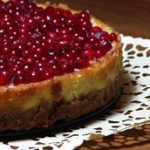 Születésnapomra: ribizlis cheesecake