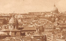 Időutazás Rómában régi képeslapokon