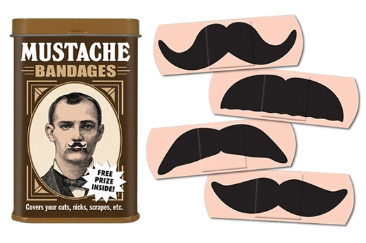 Mustache-Bandages