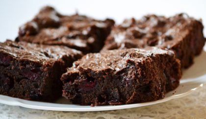 Brownie sült meggyel, felejthetetlen!