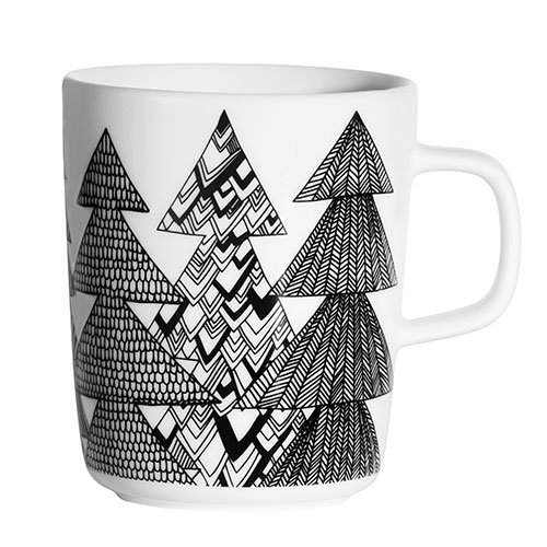 marimekko-kuusikossa-black-white-mug