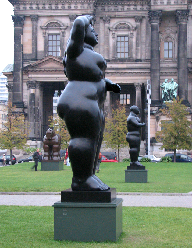 Az elsőt mindig megjegyzi az ember és én 2007-ben Berlinben találkoztam először Botero szobraival (Fotó: Myreille)