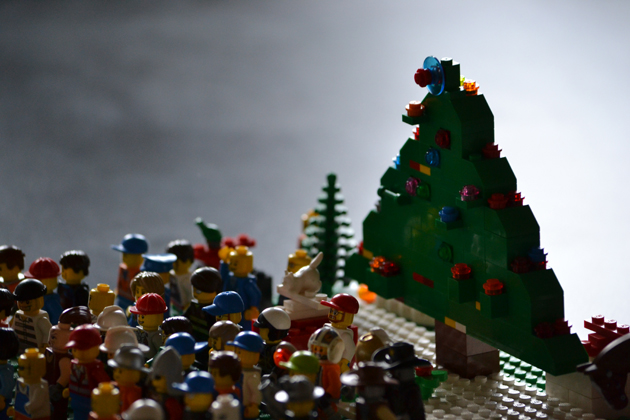 LEGO karácsonyfa/Design: Zsombi és Myreille