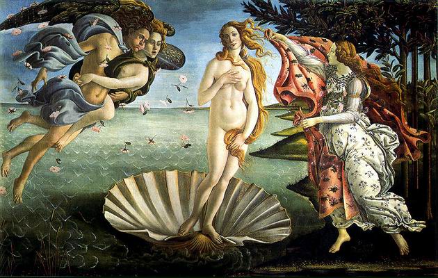 Botticelli: Vénusz születése