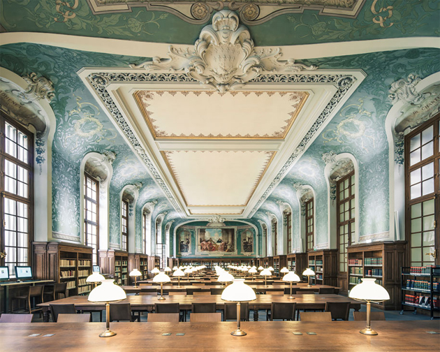 Bibliothèque interuniversitaire de la Sorbonnee, Paris, France (Fotó: Franck Bohbot)