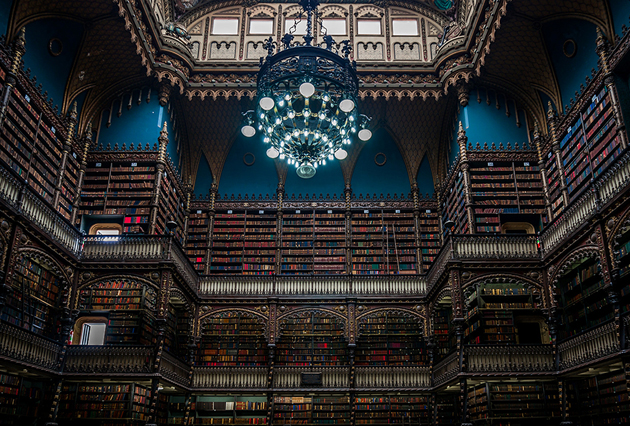 Biblioteca Real Gabinete Portugues De Leitura, Rio De Janeiro, Brazil (Fotó: Borsi G.)