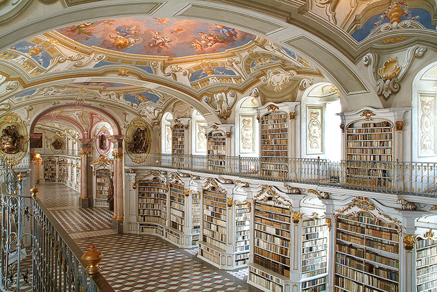 The Admont Library, Admont, Austria