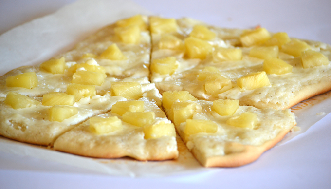 Édes pizza avagy a vaníliás-ananászos lepény (Fotó: Myreille)
