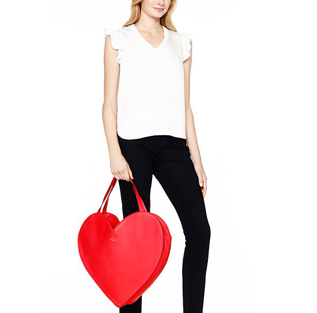 LOVE BIRDS HEART TOTE/Kate Spade New York