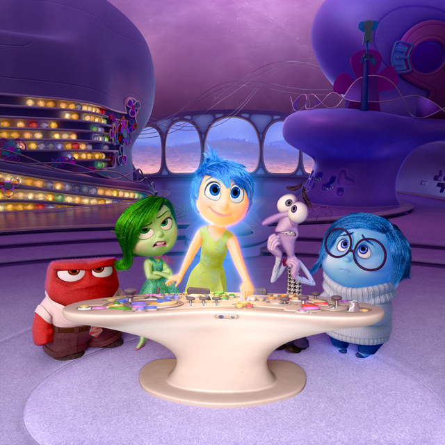 Agymanók (Inside Out). Ridley-t, mint minden embert az érzelmei vezérelenk. Ők az Agymanók. Harag (Anger), Undor (Disgust) , Derű (Joy), Majré (Fear) és Bánat (Sadness). - Disney - Pixar