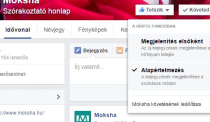 Most már nem Mark Zuckerberg mondja meg, mi jelenjen meg a Facebook faladon, te is dönthetsz!