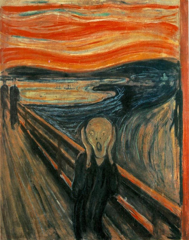 Edvard Munch: A sikoly (Skrik) - 1893