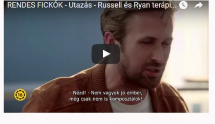 Ryan Gosling és Russell Crowe – a RENDES FICKÓK párterápiája