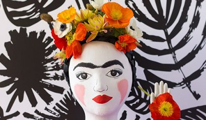 DIY ötlet: Frida Kahlo váza