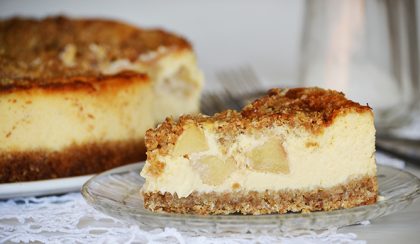 Jóság felsőfokon: Apple Crumble Cheesecake