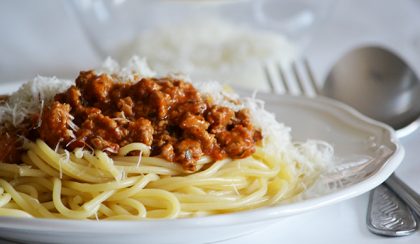 Zseniális bolognai spagetti darált pulykahúsból