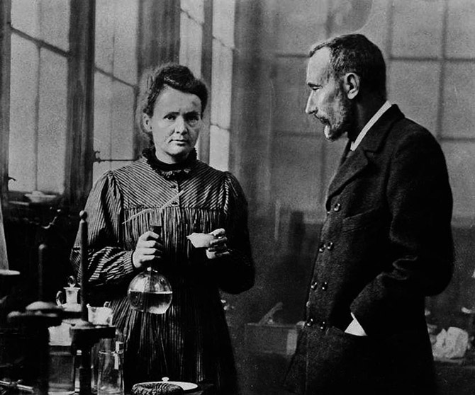 Marie Curie és Pierre Curie