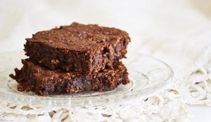 Brownie zabpehellyel és 60%-os étcsokoládéval