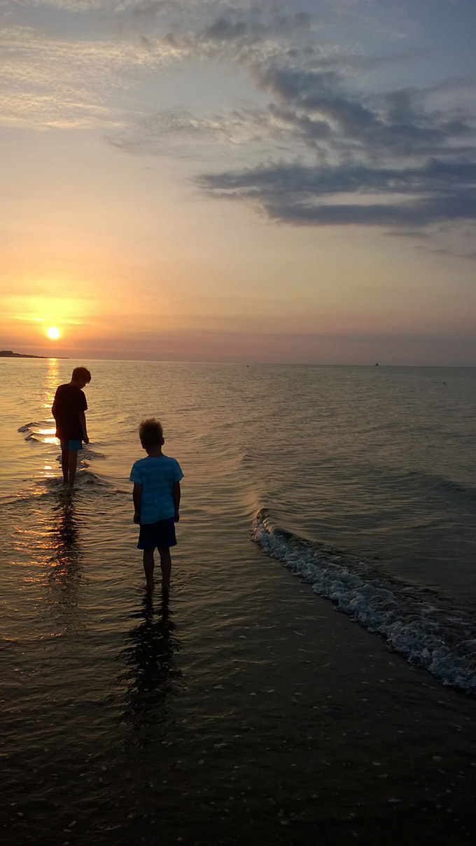 Napfelkelte Lido di Jesoloban/Fotó: Myreille, 2018