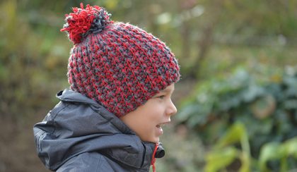 Anya-fia horgolt sapka (Simple Free Crochet Beanie Pattern)