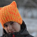 Horgolt macska sapka (Simple Free Crochet Cat Beanie Pattern)