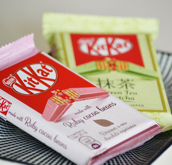 Megkóstoltuk: Ruby és Matcha Kitkat/Fotó: Myreille