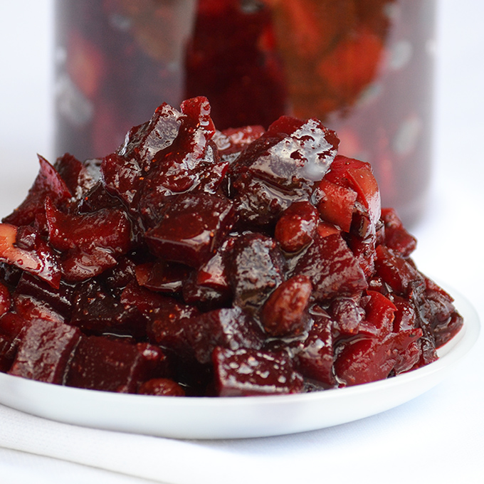Cékla chutney: Fűszeres, picit csípős, gyümölcsös, nagyon finom/Fotó: Myreille Cékla chutney: Fűszeres, picit csípős, gyümölcsös, nagyon finom/Fotó: Myreille