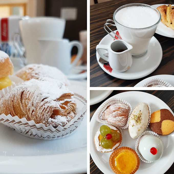 Reggeli a Pasticceria Caffetteria Amato-ban/Fotó: Myreille, 2019 Reggeli a Pasticceria Caffetteria Amato-ban/Fotó: Myreille, 2019