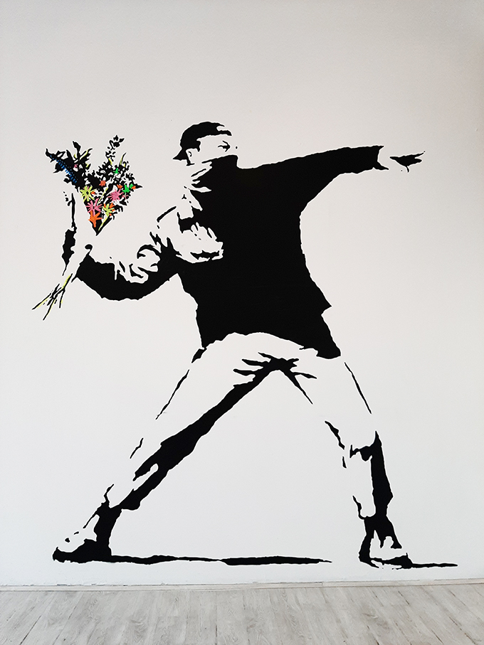 Budapesti Banksy kiállítás/Fotó: Myreille, 2020