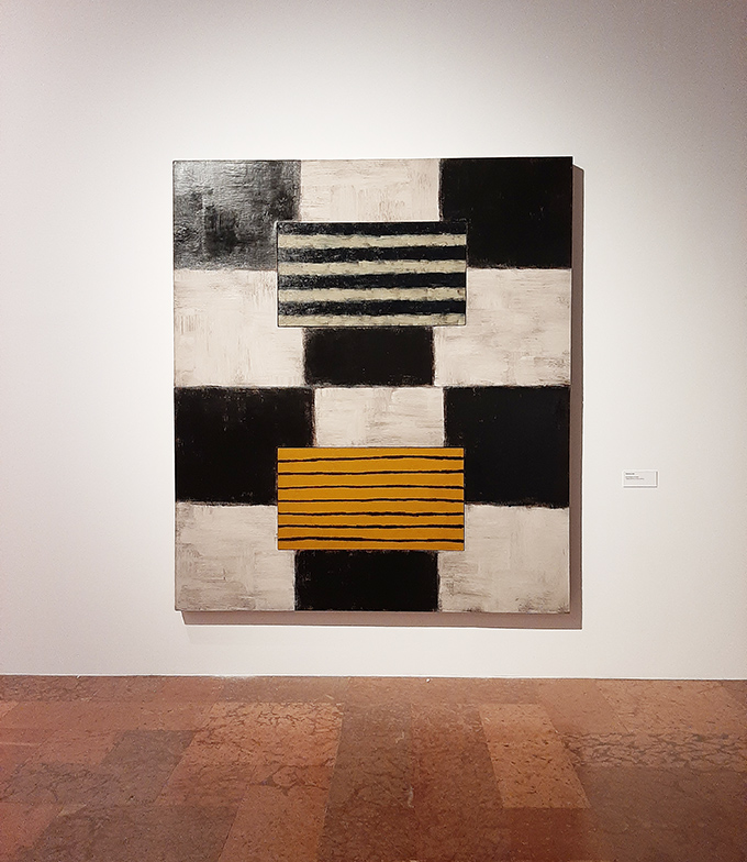 Sean Scully: Átutazó – Retrospektív kiállítás a Magyar Nemzeti Galériában/Fotó: Myreille