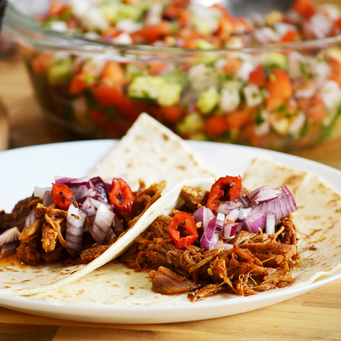 Házi készítésű Cochinita Pibil taco és Achiote (Annatto) paszta/Fotó: Myreille