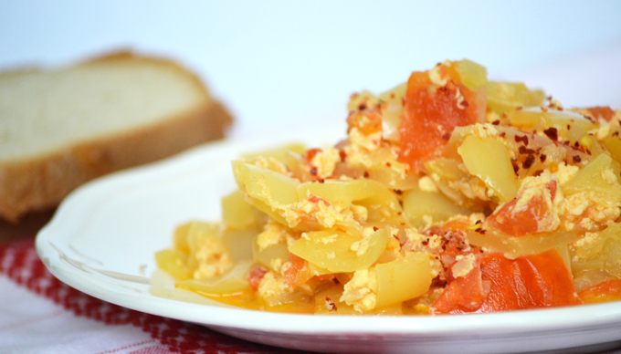 My favorite Hungarian lecsó with egg (without meat)/Photo: Myreille My favorite Hungarian lecsó with egg (without meat)/Photo: Myreille