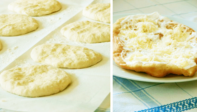 Family Recipes: Hungarian Fried Flatbread (Lángos)/Photo: Myreille - moksha.hu Family Recipes: Hungarian Fried Flatbread (Lángos)/Photo: Myreille - moksha.hu