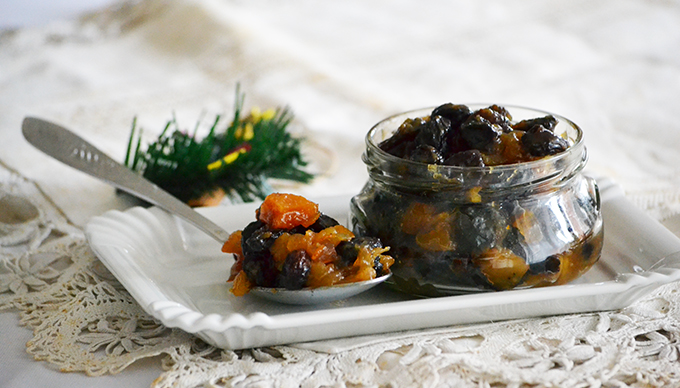 Homemade Mincemeat, azaz karácsonyi "lekvár" asztalt gyümölcsökkel