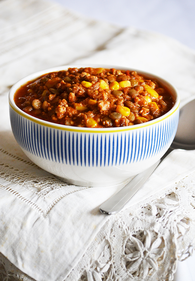 Chili con Carne lencsével/Fotó: Myreille