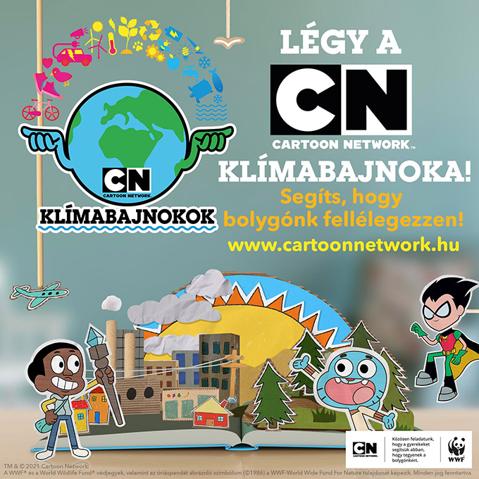 A Cartoon Network június 1-jével elindította vadonatúj klímavédelmi kampányát, amelynek célja, hogy felhívja a gyerekek figyelmét bolygónk megmentésére.